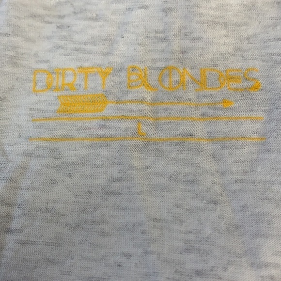 Dirty Blondes heathered grey Thunderbird tank top L - Picture 6 of 6